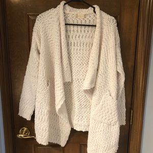 Altar’d State White Boucle Popcorn Cardigan (S/M)